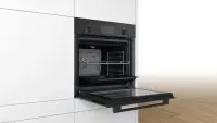 Bosch Oven | HBF133BA1 | 66 L | Electric | EcoClean | Knobs | Height 59.5 cm | Width 59.4 cm | Black – pilt 7