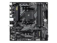 Gigabyte B550M DS3H R2 | Processor family AMD | Processor socket AM4 | DDR4 DIMM | Supported hard disk drive interfaces SATA, M.2 | Number of SATA connectors 4