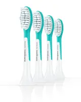 Philips | Replacement brush heads | HX6044/90 Sonicare For Kids7+ | Heads | For kids | Number of brush heads included 4 | White/Blue
