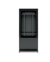 EDBAK Floor stand | IDS10.55 Indoor Public Display Totem with glass front | 55 " | Black