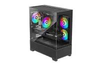 Case|XILENCE|XG172|MidiTower|Case product features Fan control panel/Transparent panel|Not included|Colour Black|XG172