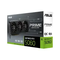 Asus PRIME GeForce RTX 5060 8GB GDDR7 OC Edition | NVIDIA | 8 GB | GeForce RTX 5060 | GDDR7 | HDMI ports quantity 1 | PCI Express 5.0 – pilt 5
