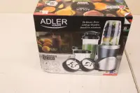 SALE OUT. Adler Blender Smoothie Set | AD 4084 | Tabletop | 1200 W | Jar material BPA-Free | Jar capacity 0.3+0.5+0.5+0.7 L | Ice crushing | Stainless Steel | DAMAGED PACKAGING, SCRATCHED ON THE CUPS
