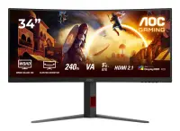 AOC | CU34G4Z | 34 " | Fast VA | WQHD | 21:9 | 240 Hz | 1 ms | 3440 x 1440 pixels | 450 cd/m² | HDMI ports quantity 2 | Black
