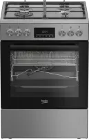 BEKO Cooker | FBMA61330GXDT | Hob type Gas | Oven type Electric | Stainless Steel | Width 60 cm | Grilling | LED | Depth 60 cm | 72 L