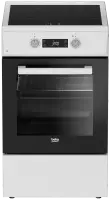 BEKO Cooker | FSM59305WDT | Hob type Induction | Oven type Electric | White | Width 50 cm | Grilling | Depth 60 cm | 60 L