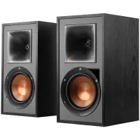 Klipsch Reference R-51PM Powered Bookshelf Speakers, Black, Pair