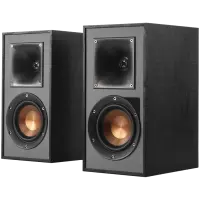 Klipsch Reference R-41PM Powered Bookshelf Speakers, Black, Pair