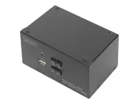 Digitus | KVM Switch, 2 Port, Dual Display, 4K, HDMI | DS-12860