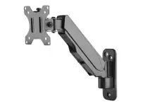 Digitus Wall mount | DA-90396 | Adjustable Height, Rotate, Tilt | 17-32 " | Maximum weight (capacity) 8 kg | Black
