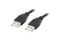 Lanberg | Cable USB-A 2.0 | CA-USBA-20CU-0018-BK | USB Type-A to USB Type-A