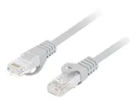 Lanberg | Patchcord Cat.6 UTP LSZH CU | PCU6-10CU-0100-S | 1 m | Grey