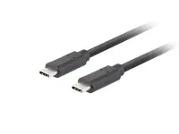 Lanberg | USB-C 3.1 Gen 2 Cable, 10GB/s PD100W, 1.8 m | CA-CMCM-32CU-0018-BK | USB Type-C to USB Type-C