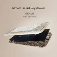 Asus Marshmallow KW100 | Keyboard | Wireless | US International | Oat Milk – pilt 15