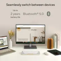 Asus Marshmallow KW100 | Keyboard | Wireless | US International | Oat Milk – pilt 16
