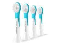 Philips | Toothbrush Heads | HX6034/90 Sonicare For Kids3+ | Heads | For children | Number of brush heads included 4 | White/Blue