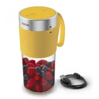 Tefal Lightmix BL1C0230 kannmikser 0,3 l Kaasaskantav blender Roostevaba teras, Läbipaistev, Kollane