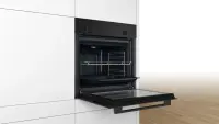 Bosch Oven | HBF010BA1 | 66 L | Electric | Manual | Knobs | Height 59.5 cm | Width 59.4 cm | Black