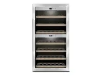 Caso | Wine cooler | WineComfort 660 Smart | Energy efficiency class G | Free standing | Bottles capacity 66 | Stainless steel/Black