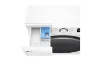 LG | Washing machine with dryer | F2DR508S1W | Energy efficiency class A-10%/E | Front loading | Washing capacity 8 kg | 1200 RPM | Depth 48 cm | Width 60 cm | Display | LED | Drying system | Drying capacity 5 kg | Steam function | White – pilt 2
