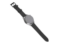 Fixed | Leather Strap with Quick Release 20mm for Smartwatch | Black