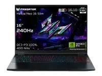 Acer | Predator Helios Neo 16S AI PHN16S-71-7556 | Abyssal Black | 16 " | OLED | WQXGA | 2560 x 1600 pixels | Intel Core Ultra 7 | 255HX | 16 GB | DDR5 | Solid-state drive capacity 1000 GB | NVIDIA GeForce RTX 5060 | GDDR7 | 8 GB | Windows 11 Home | 802.11ax | Bluetooth version 5.3 | Keyboard language US international | Keyboard backlit | Warranty 