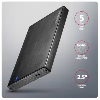 AXAGON USB-C 5Gbps - SATA 6G external box for 2.5" SSD/HDD | EE25-XA6C – pilt 3