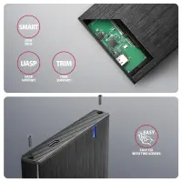 AXAGON USB-C 5Gbps - SATA 6G external box for 2.5" SSD/HDD | EE25-XA6C – pilt 7