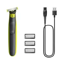 Philips Shaver | QP2724/23 OneBlade | Operating time (max) 45 min | Wet & Dry | NiMH | Black/Lime