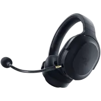 Razer Barracuda X Black Wireless Multi-platform Gaming and Mobile Headset, Razer TriForce 40mm Drivers, Detachable HyperClear Cardioid Mic, Ultra-soft FlowKnit mem foam, 7.1 audio, 50hrs, Dual Wireless, Type-C, Compatible PC, PlaySt, MD, Android, iOs