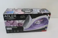 SALE OUT. Adler AD 5019 Steam iron, Temperature control, Power 1600W | Adler | AD 5019 | With cord | 1600 W | Water tank capacity 100 ml | Continuous steam 10 g/min | Violet/White | DEMO