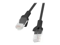 Lanberg | Patchcord CAT.5E UTP Fluke Passed | PCU5-10CC-0025-BK | 0.25 m | Black