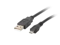 Lanberg | USB Micro (M) to USB-A (M) 2.0 Cable | CA-USBM-10CC-0018-BK