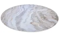 Arozzi Zona Round Floor Pad | White Marble