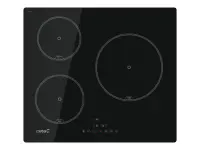 CATA Hob | IB 6403E2 BK | Induction | Number of burners/cooking zones 3 | Touch | Timer | Black