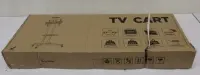 SALE OUT. Sunne 37-70", Fixed height | Sunne Floor stand | S112 multifunctional Mobile TV cart | Tilt | 37-70 " | DAMAGED PACKAGING | Black