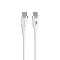 Hyper | HyperJuice USB-C Silicone Charging Cable, 1.5 m, White | HJ4011WHGL