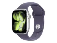 Apple Watch Series 11 GPS 42mm Silver Aluminium Case with Purple Fog Sport Band - M/L | Apple