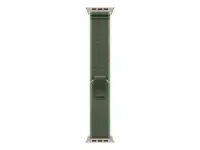 Apple 49mm Green/Neon Trail Loop - M/L - Natural Titanium Finish | Apple