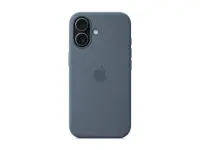 Apple iPhone 17 Silicone Case with MagSafe - Anchor Blue | Apple