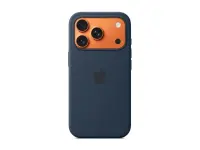 Apple iPhone 17 Pro Silicone Case with MagSafe – Midnight | Apple