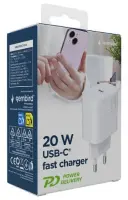 CHARGER USB-C 20W 1PORT/TA-UC-PD20-01-W GEMBIRD – pilt 5