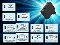 CHARGER USB 100W 4PORT GAN/TA-UC-PDQC100LCD-01-BK GEMBIRD – pilt 6