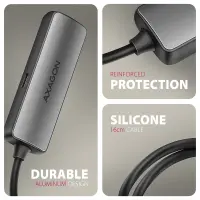 Axagon RVC-HI8KPD, USB-C -> HDMI 2.1 redukce / adaptér, 8K/60Hz, 4K/144Hz, HDR10+, PD100W 0,16 m USB tüüp-C HDMI + USB Type-C – pilt 10