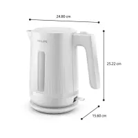 Philips 3000 series HD9411/00 elektrikann 1,7 l 2200 W Valge – pilt 8
