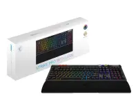 KEYBOARD GAMING BLACK US/STRIKE PRO W SILENT US MSI