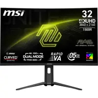 MSI MAG 321CUPDF PC lamekuvar 80 cm (31.5") 3840 x 2160 pikslit 4K Ultra HD LCD Must