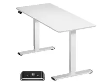 DESK MOTORISED/WHITE WDT221E-W ONKRON