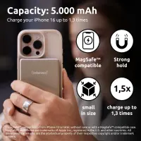 POWER BANK USB 5000MAH MAG/CHAMPAGNE 7344021 INTENSO – pilt 22