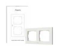 SMART SWITCH FRAME H2 (2-GANG)/WHITE FE-X01D-W AQARA